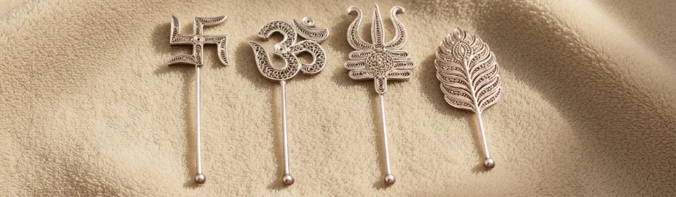 Silver Tilak Sticks