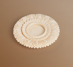 Ivory Look-Alike Sunflower Tealight Holder