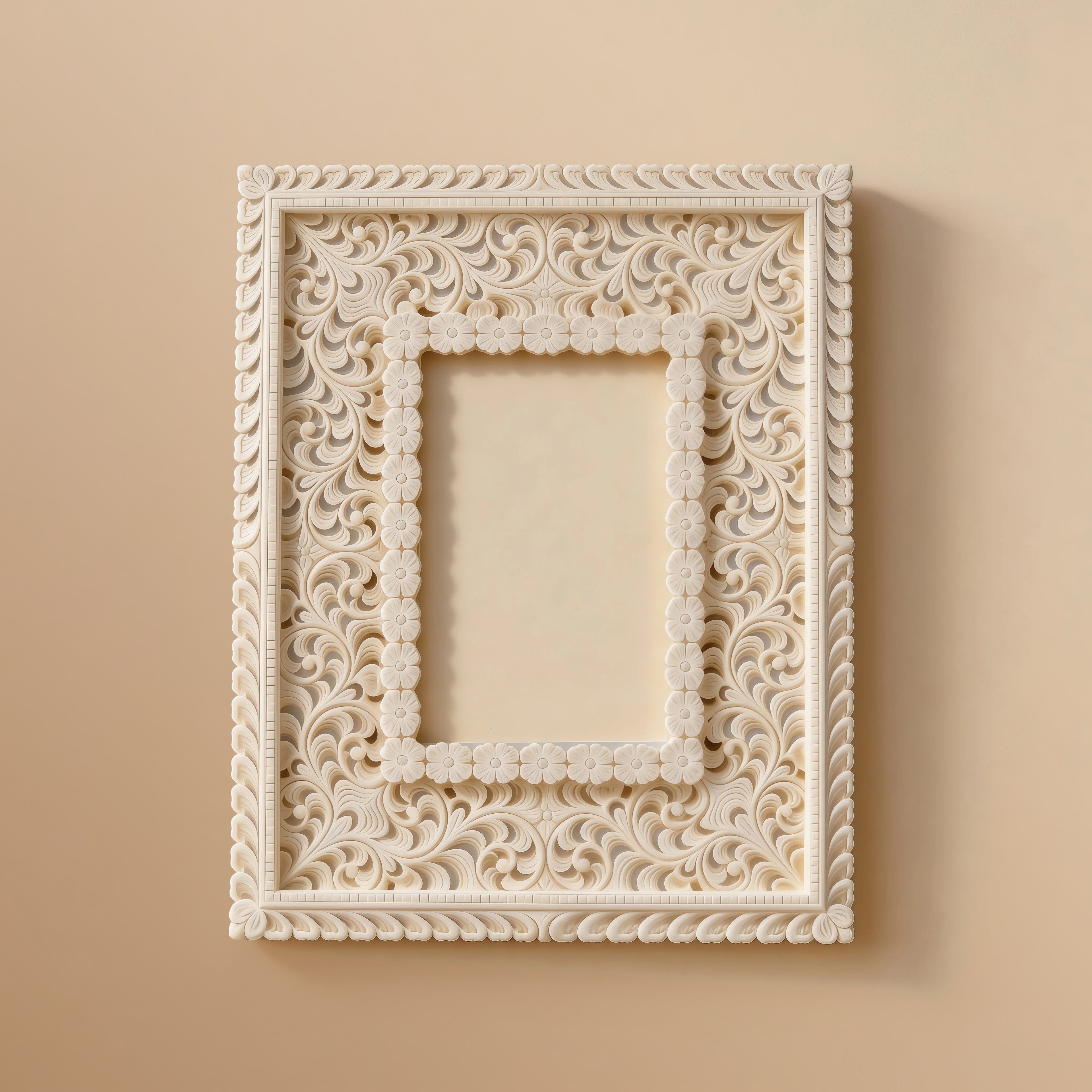 Ivory Look Alike Frame