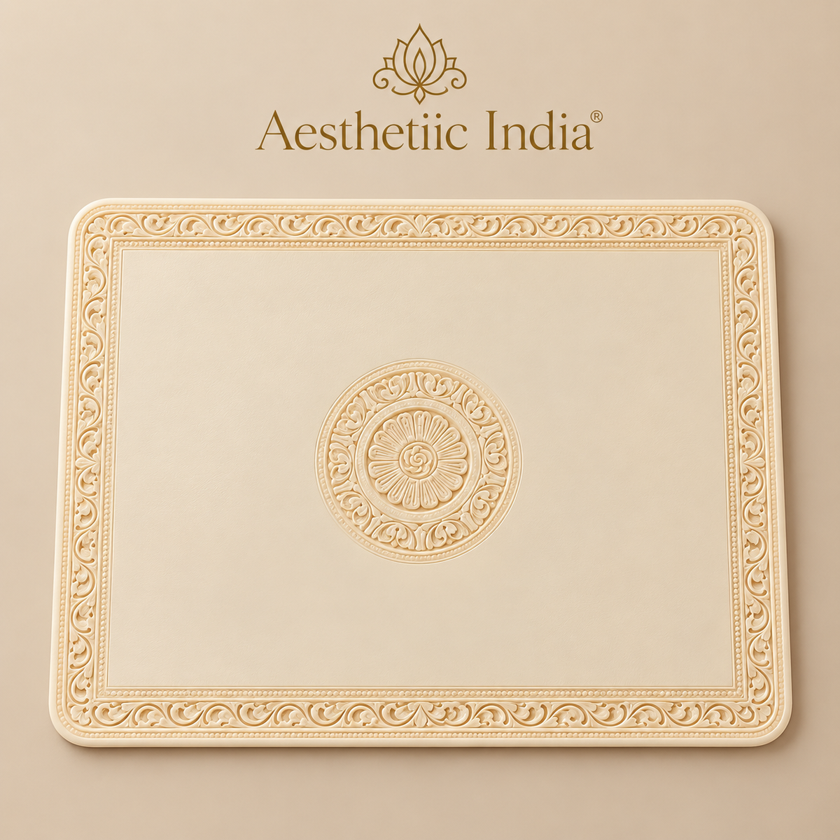 Ivory look alike coasters (set of 6)