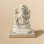 Medium Ivory Look Alike Ganesha