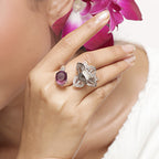 Orquidea Filigree Silver Finger Ring