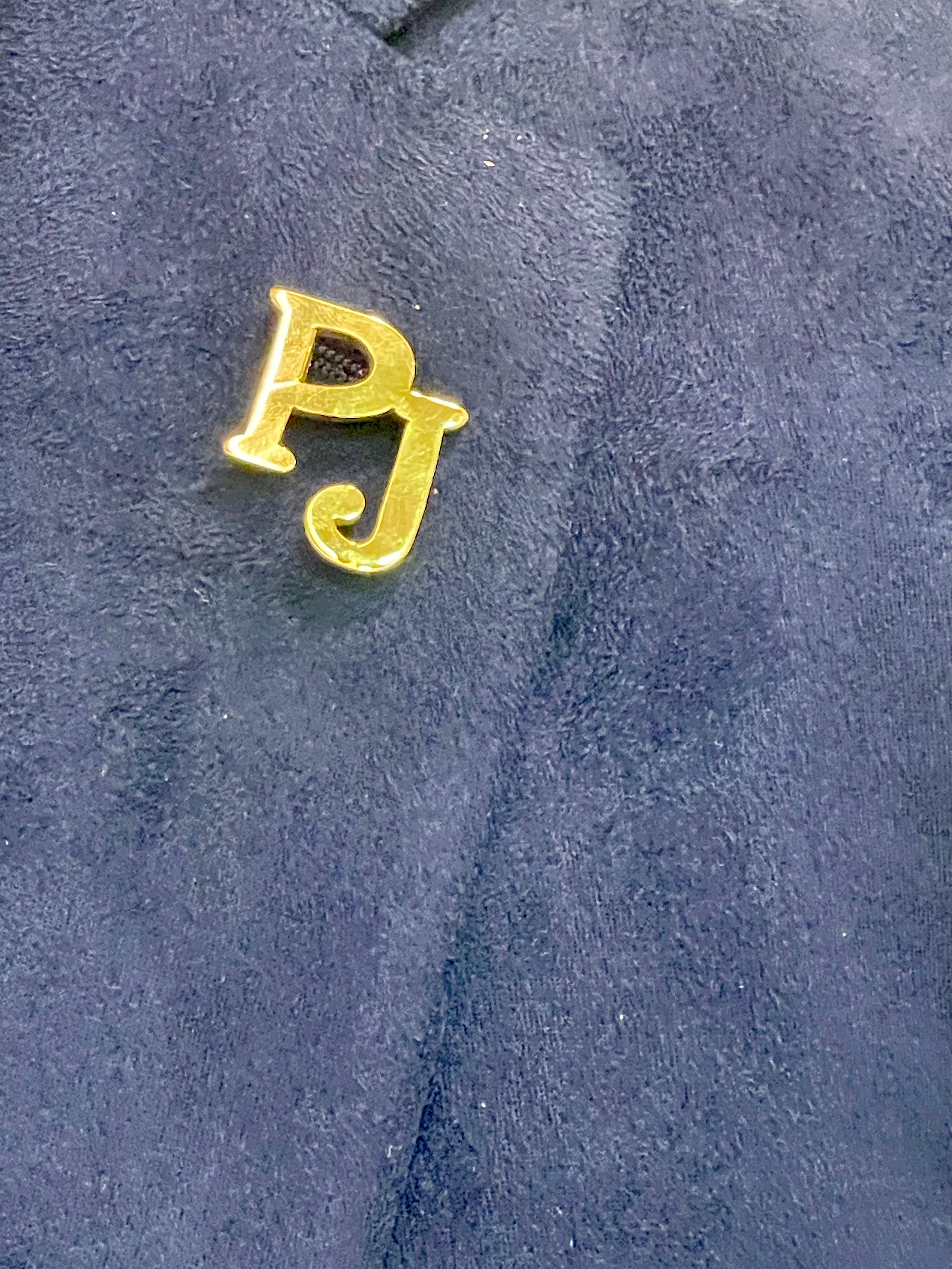 Silver Initial coat pin[Customize]