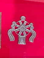 Silver Filigree Vishnu Shree Yantra Frame | Silver gift item