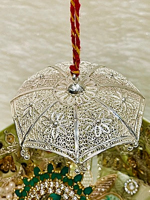 Silver Filigree Chatri(customisable)