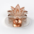 Pristine Lotus Filigree Diya