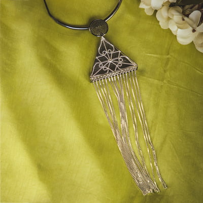 Cleopatra 925 Sterling Silver Necklace