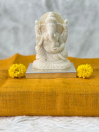 Medium Ivory Look Alike Ganesha