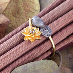 Fleur-de-Lotus-Ren 925 Silver Bracelet