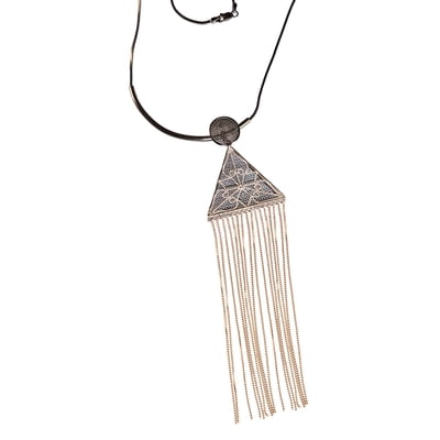 Cleopatra 925 Sterling Silver Necklace