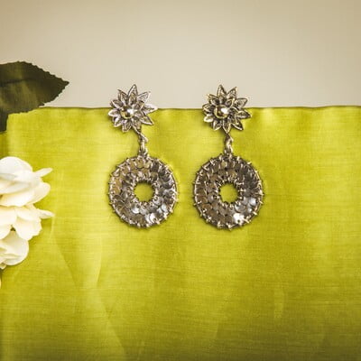 Zahra Silver Earrings