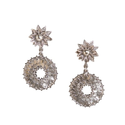 Zahra Silver Earrings