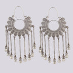 Bohemian Silver Earrings