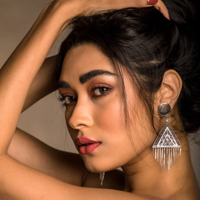 Cleopatra Sterling Silver Earrings