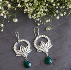 Aurima Filigree Work Silver Earrings