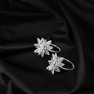 Autumn-Aurora Silver Earrings