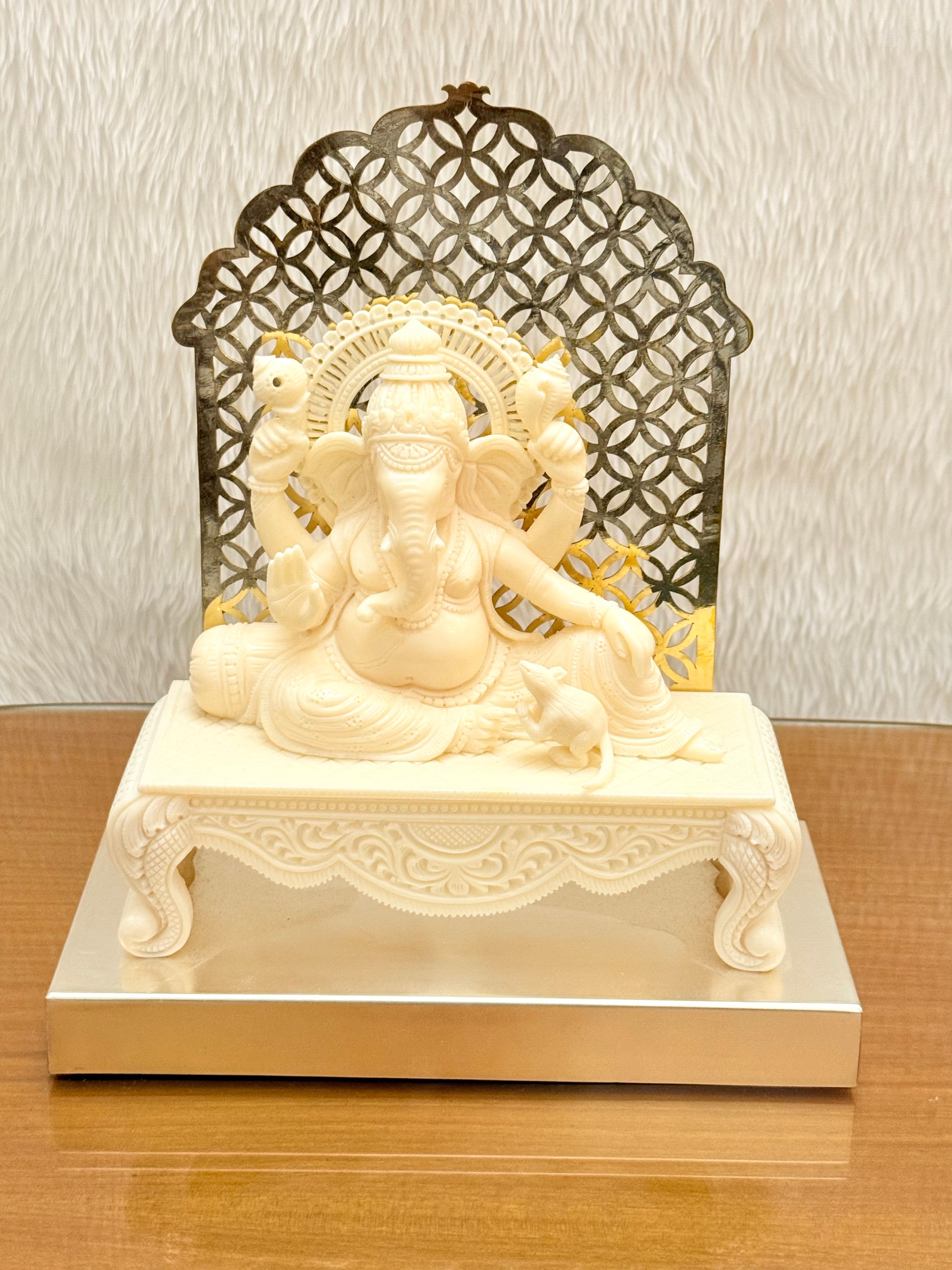 Ivory Look Alike Ganesha