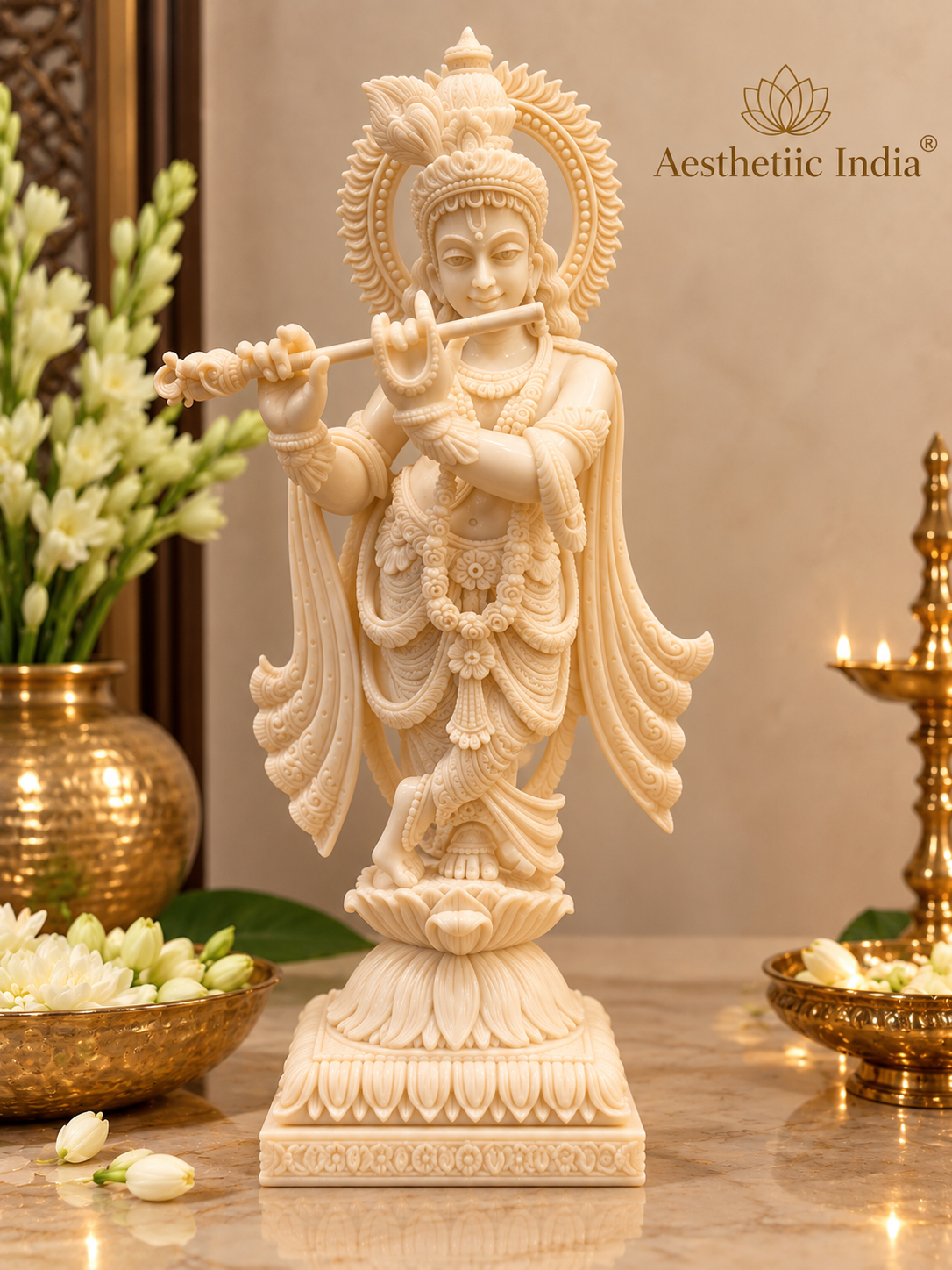 Ivory look alike Krishna