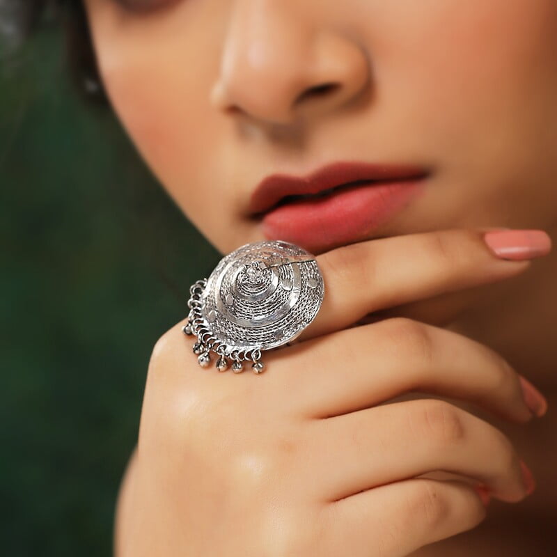 Eliza Sterling Silver Finger Ring