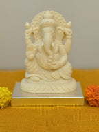 Medium Ivory Look Alike Ganesha