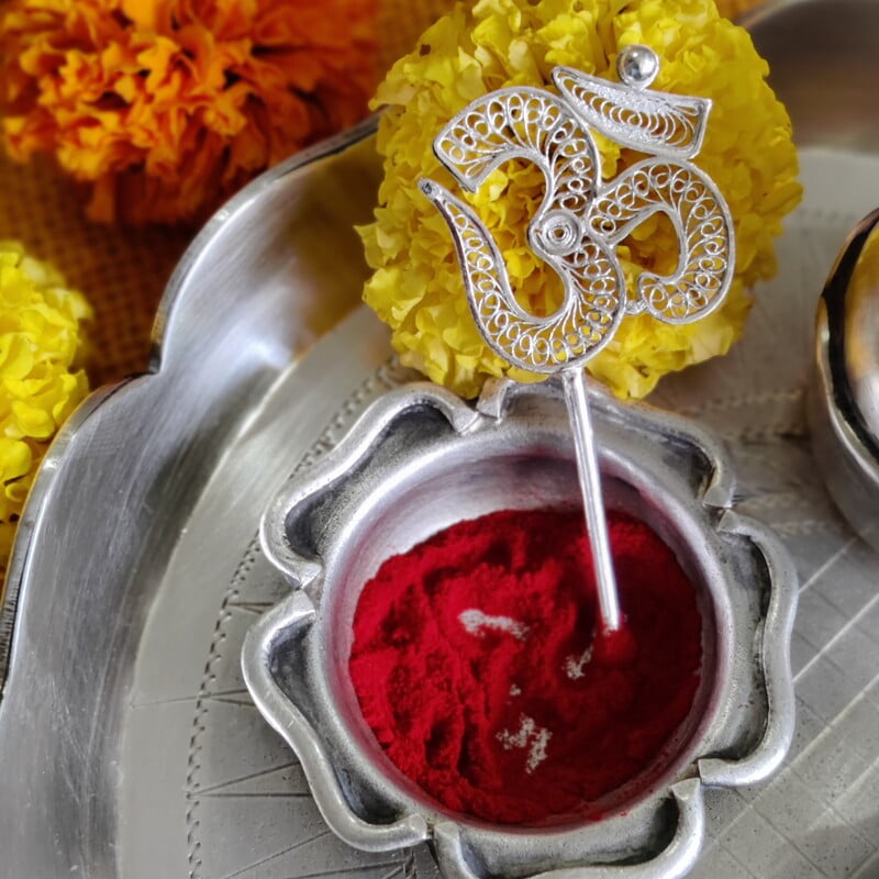 Auspicious Om Filigree Tilak Stick