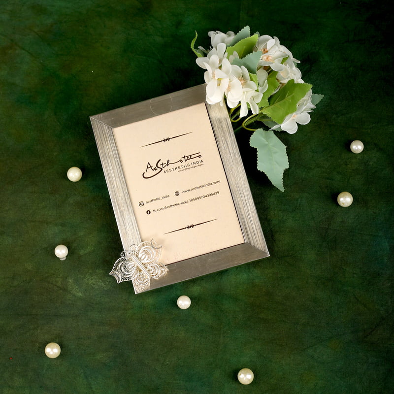 Ethereal Filigree Butterfly Photo Frame