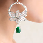 Aurima Filigree Work Silver Earrings