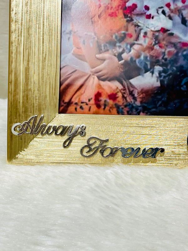 Silver Initial Photoframe Customize
