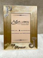 Silver Initial Photoframe Customize