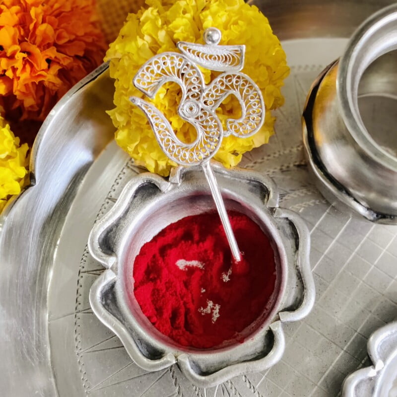Auspicious Om Filigree Tilak Stick
