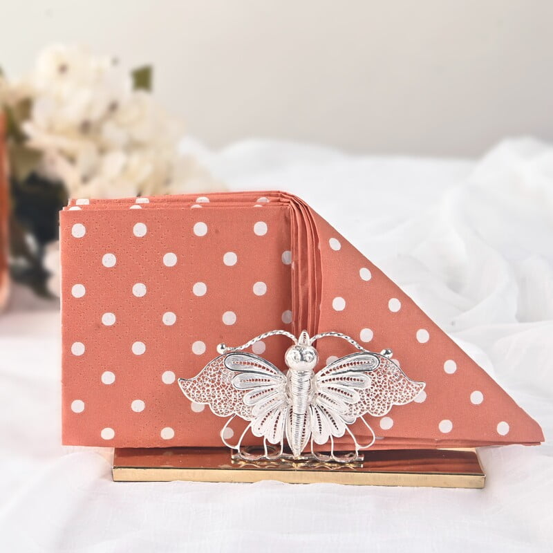 Empyreal Butterfly Filigree Napkin Holder