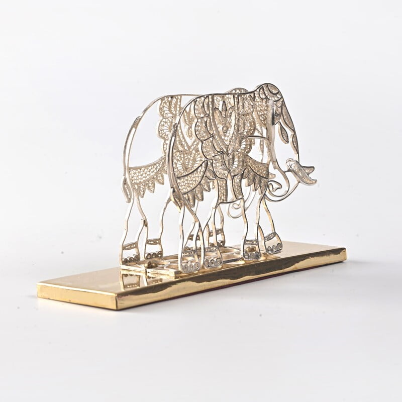 Royale Elephant Filigree Napkin Holder
