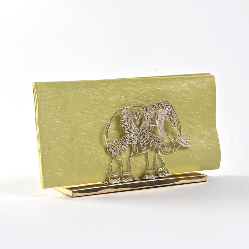 Royale Elephant Filigree Napkin Holder