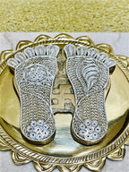 Handcrafted Silver Filigree Vishnu Charan