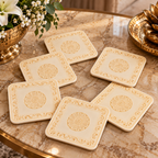 Ivory look alike coasters (set of 6)
