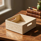 Ivory look alike square tray