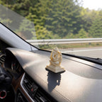 Small Ivory Look Alike Ganesha (car dashboard)