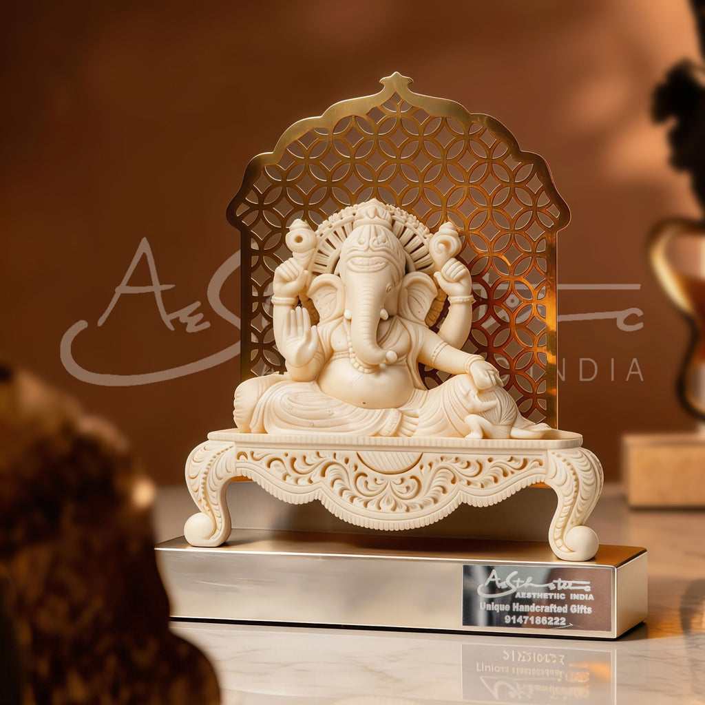 Ivory Look Alike Ganesha