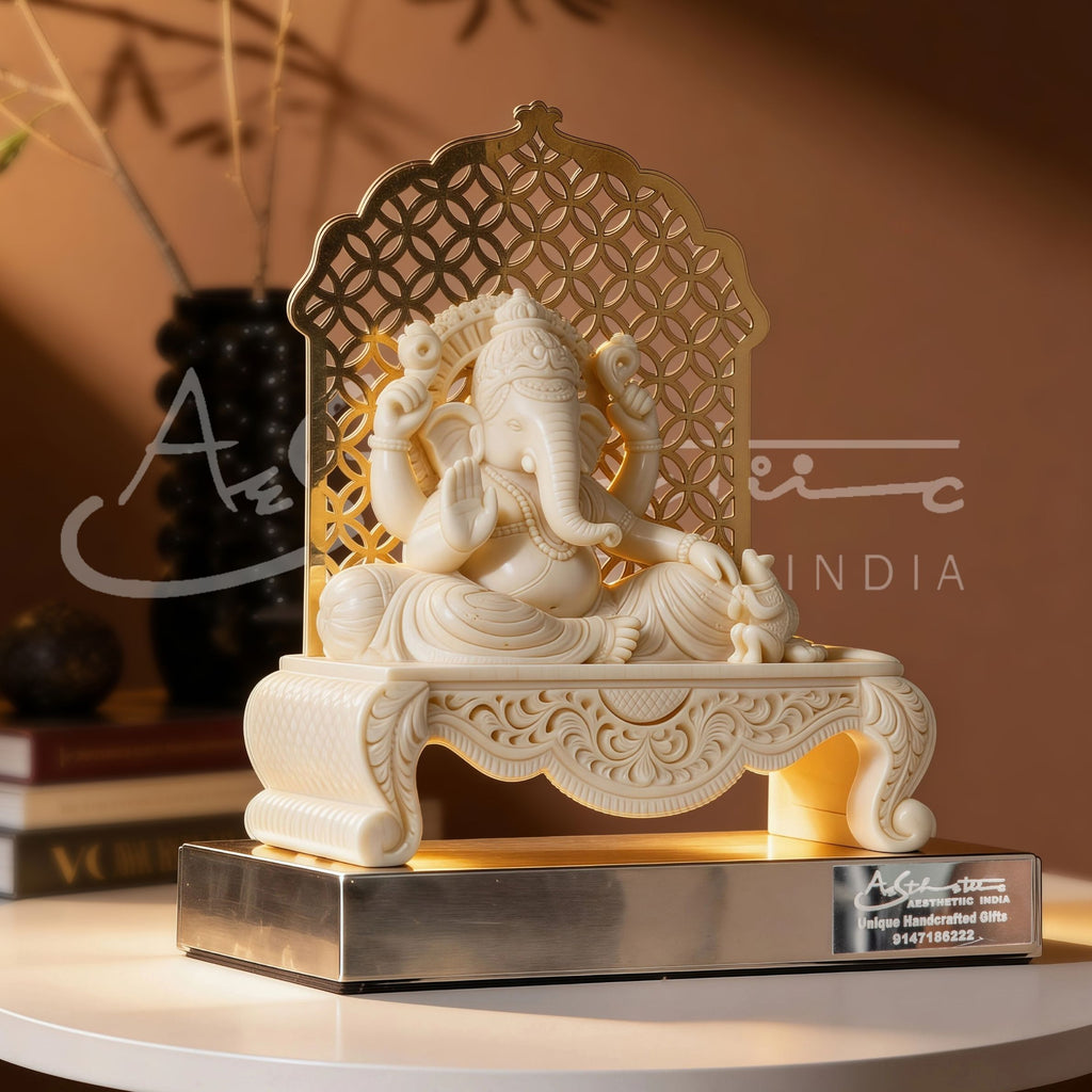Ivory Look Alike Ganesha