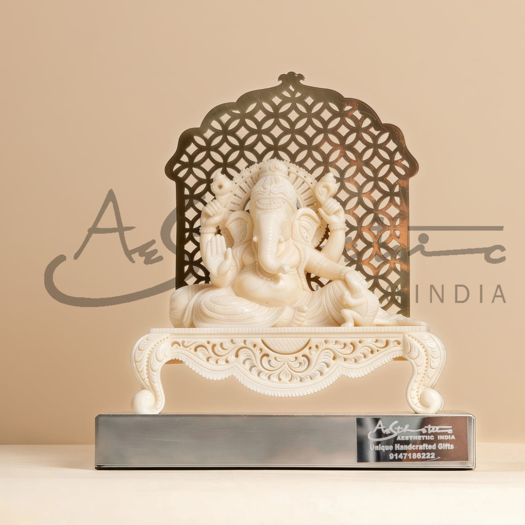 Ivory Look Alike Ganesha
