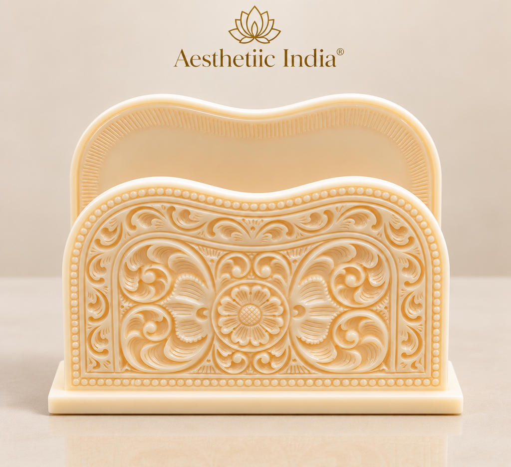 Ivory look alike napkin stand