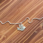 Aderyn Pure Silver Anklet