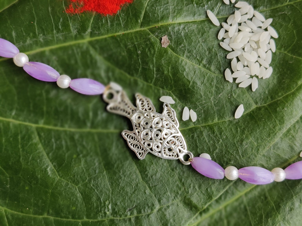 Silver fish convertible Rakhi