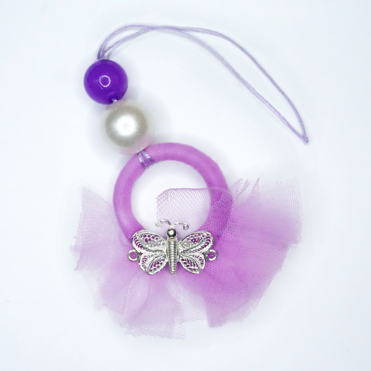 Silver butterfly dainty convertible lumba