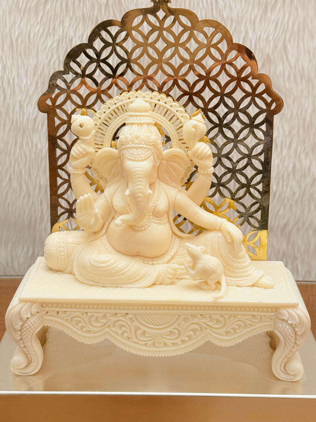Ivory Look Alike Ganesha