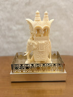 Intricate Cutwork Hauda