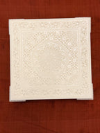 Ivory Look Alike Chowki 18 inch