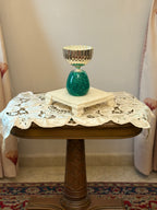 Ivory Look Alike Chowki 9 inch