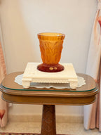 Ivory Look Alike Chowki 12 inch