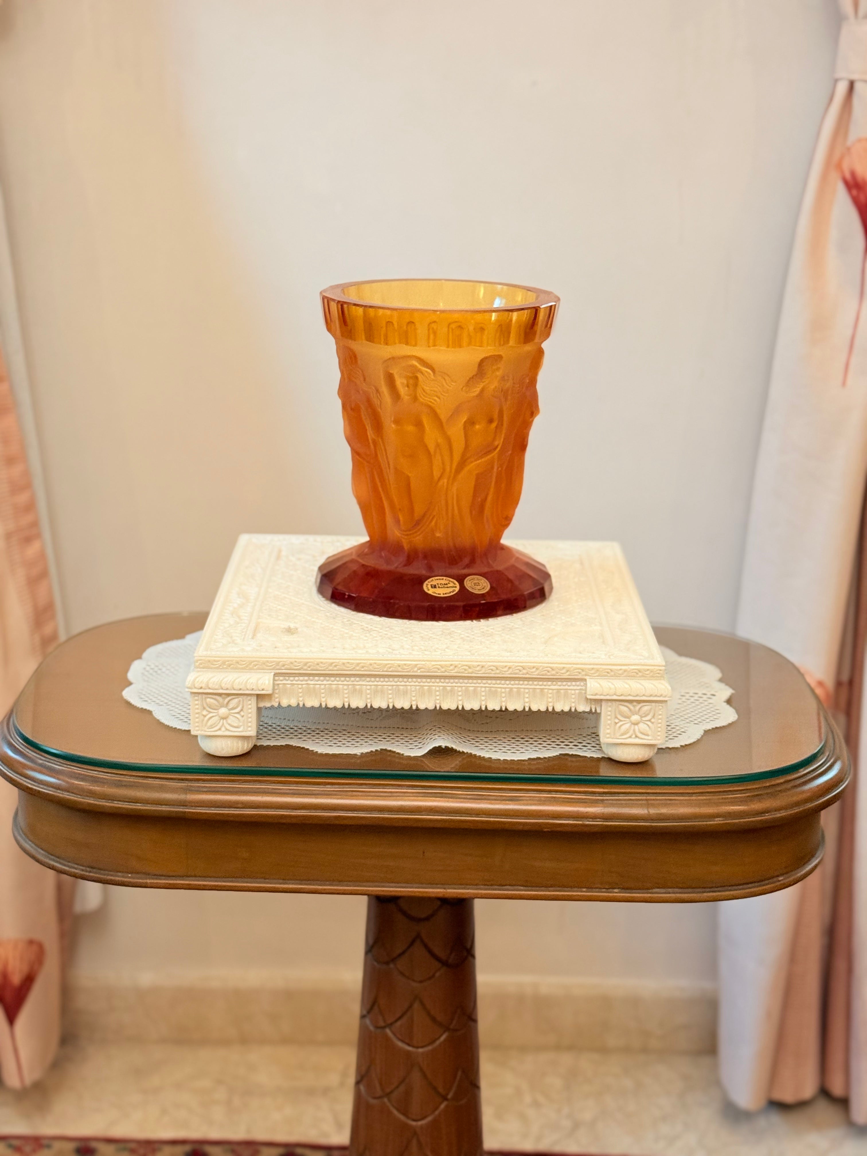 Ivory Look Alike Chowki 12 inch